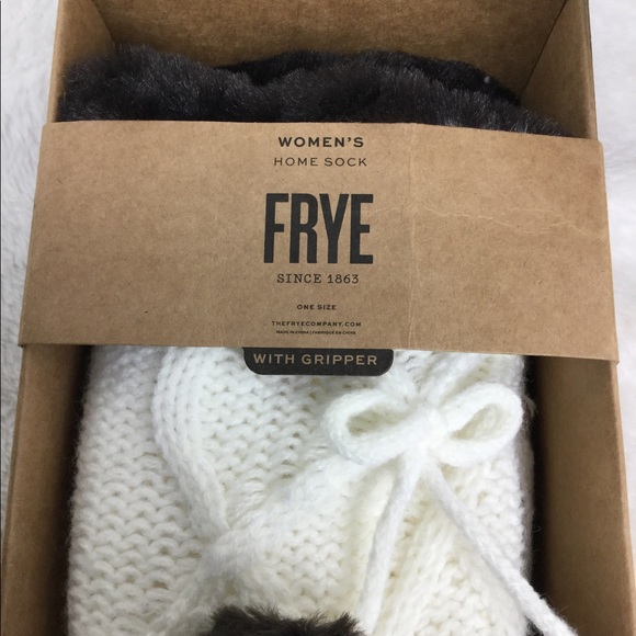 FRYE WINTER BOOTIE WOMEN HOME SOCK WITH GRIPPER - Picture 2 of 4